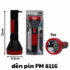 Đèn pin sạc siêu sáng PM 8116